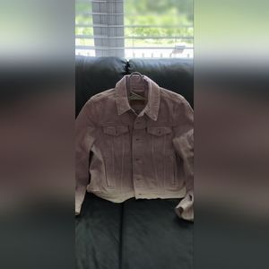 LEVI’S Light Purple Ombré Denim Trucker Jacket.